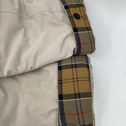 Barbour MCA1064ST11 Ivory Padded Bedale Casual Moleskin Jacket