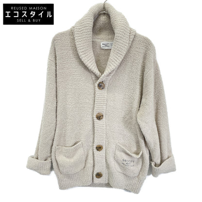 PEANUTS Baby Moko Jacquard Shawl Cardigan Tops L Women's