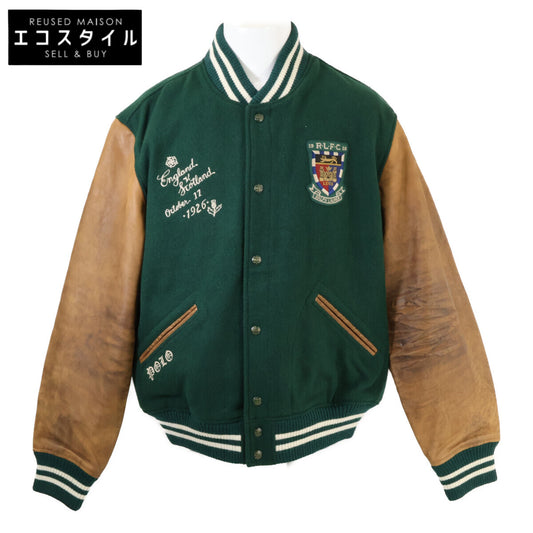 【新品同款/国内正品】Varsity Inspired 羊毛拼接皮袖棒球夹克 XXL 男士
