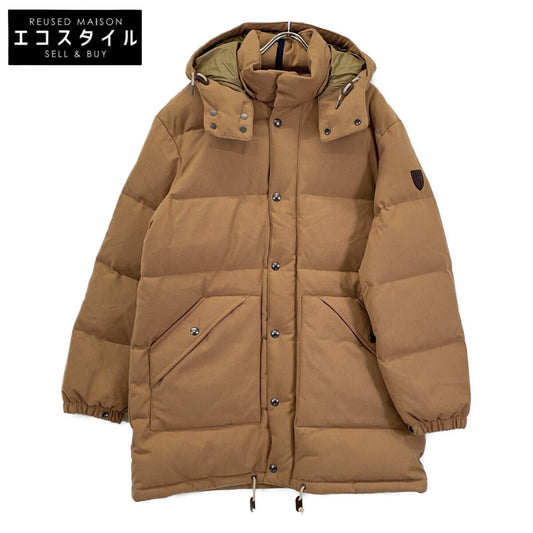 POLO RALPH LAUREN ポロ ラルフローレン ベージュ ウール フーデッド パデッド ダウン コート コート