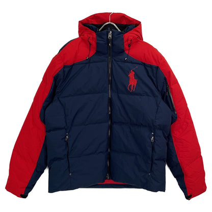 Navy x Red Big Pony Down Jacket, Jacket, XXL, Men's
