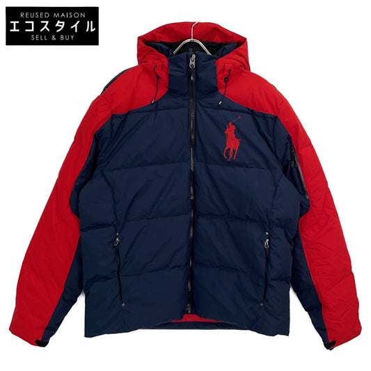 POLO RALPH LAUREN ポロ ラルフローレン ネイビー×レッド ビッグポニー ダウンジャケット ジャケット