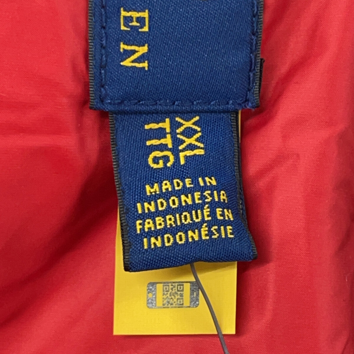 POLO RALPH LAUREN Polo Ralph Lauren navy×red Big Pony down jacket jacket