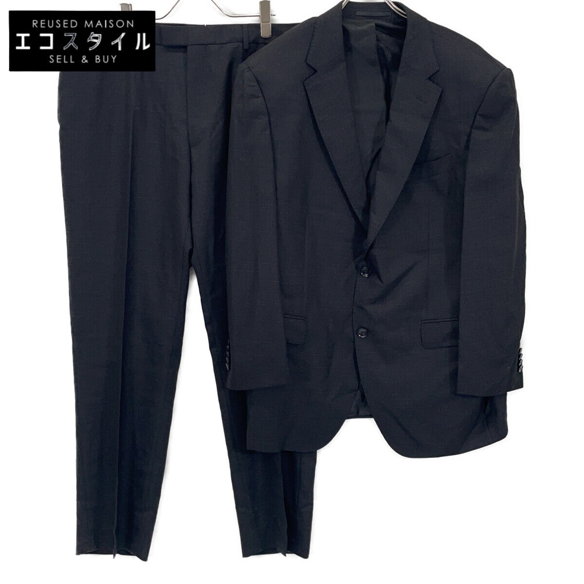 BOSS Black Wool Tailored 2-Piece Suit Set