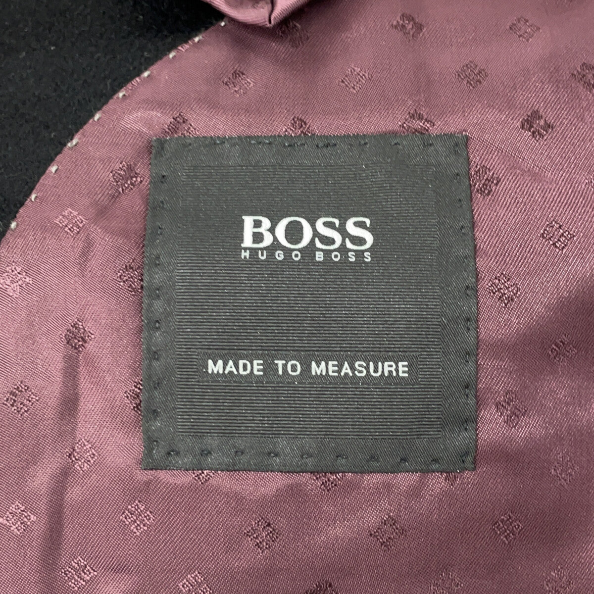 HUGOBOSS ヒューゴボス ブラック カシミヤ100 チェスターコート コート