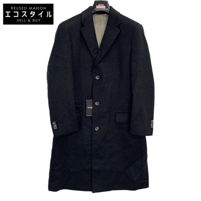 Gray Cashmere 100% Chesterfield Coat, No Size Indication, Men's