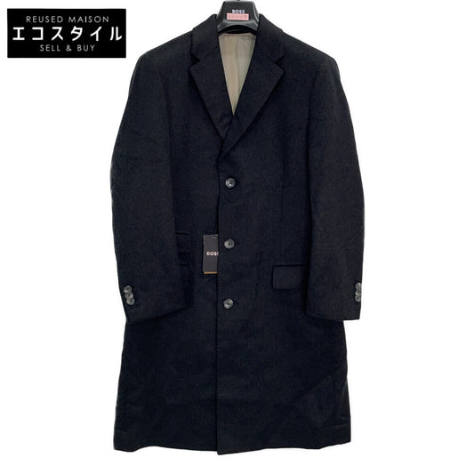 BOSS Gray 100% cashmere Chesterfield coat Coat