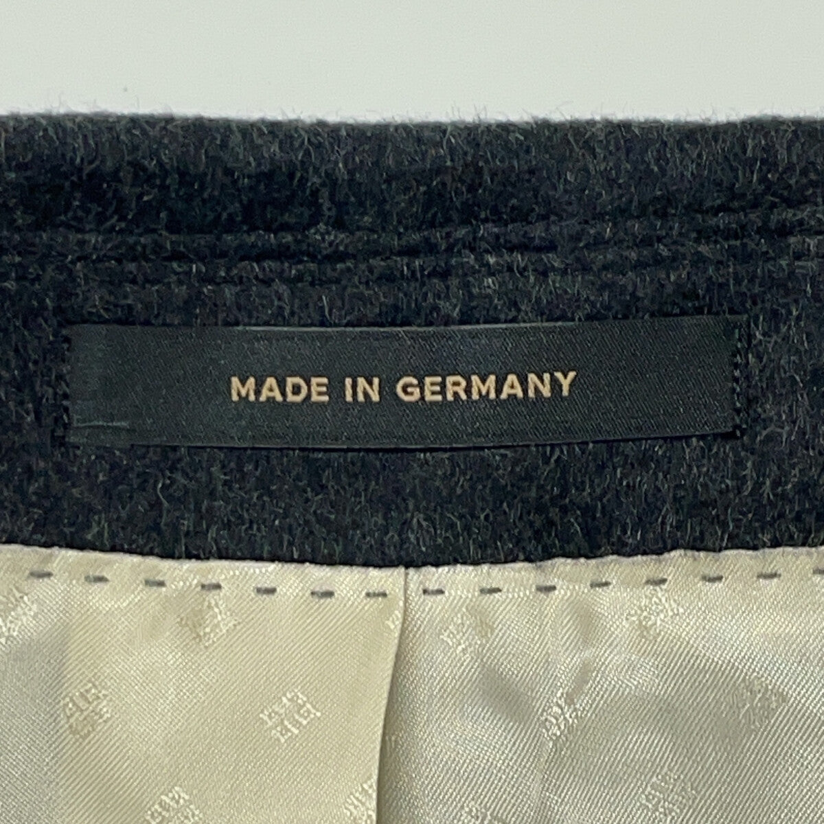 Gray Cashmere 100% Chesterfield Coat, No Size Indication, Men's