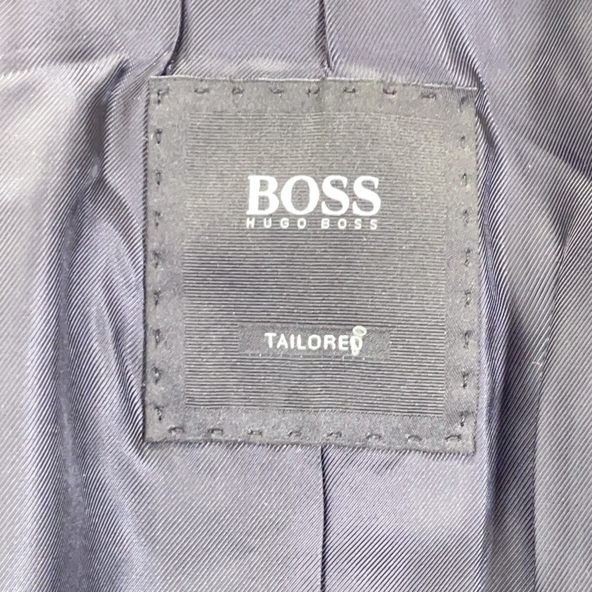 HUGOBOSS ヒューゴボス グレー ロロピアーナ生地 ウィンドウペン チェスターコート コート