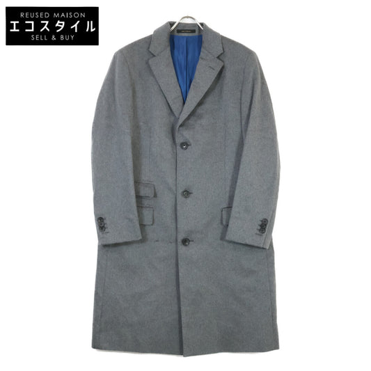 BOSS ボス グレー カシミヤ100 チェンジポケット チェスターコート コート