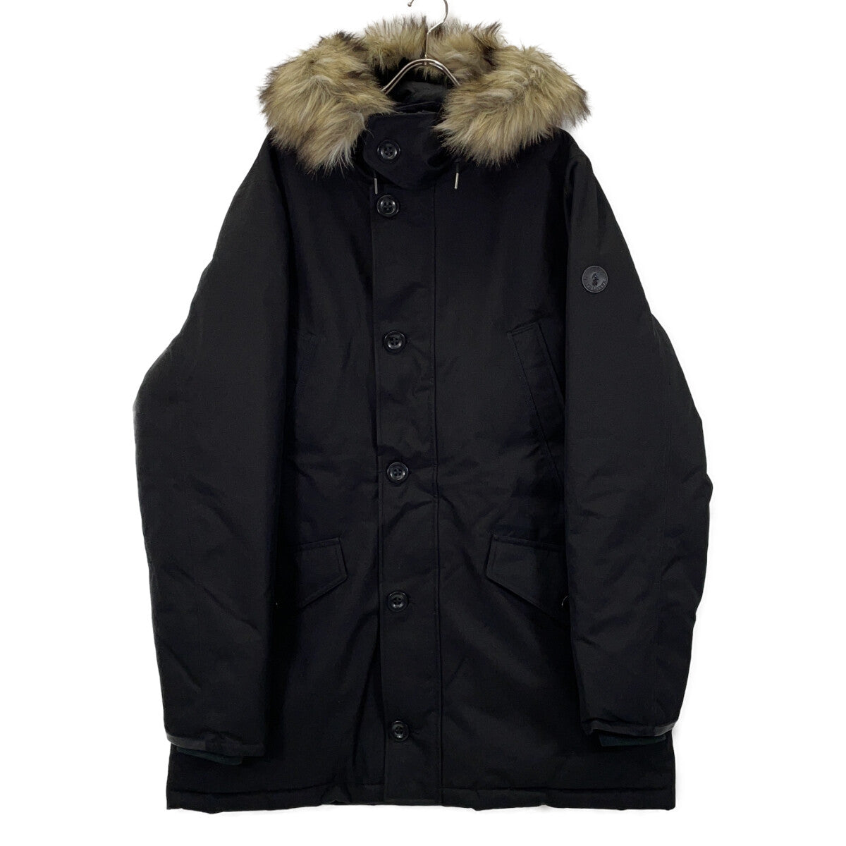 POLO RALPH LAUREN Black Fur-Trimmed Down Jacket