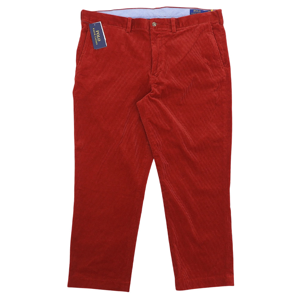 POLO RALPH LAUREN ポロ ラルフローレン 美品 ストレートフィット コーデュロイ パンツ ボトムス メンズ レッド 38/32 38/32 POLO RALPH LAUREN ポロ ラルフローレン 美品 ストレートフィット