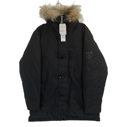 【capri blue】Black Hooded Down Jacket 50 Men's
