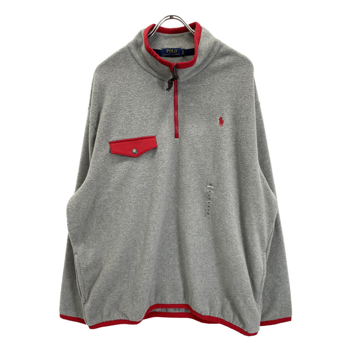 POLO RALPH LAUREN ポロ ラルフローレン グレー ハーフジップ フリース トップス