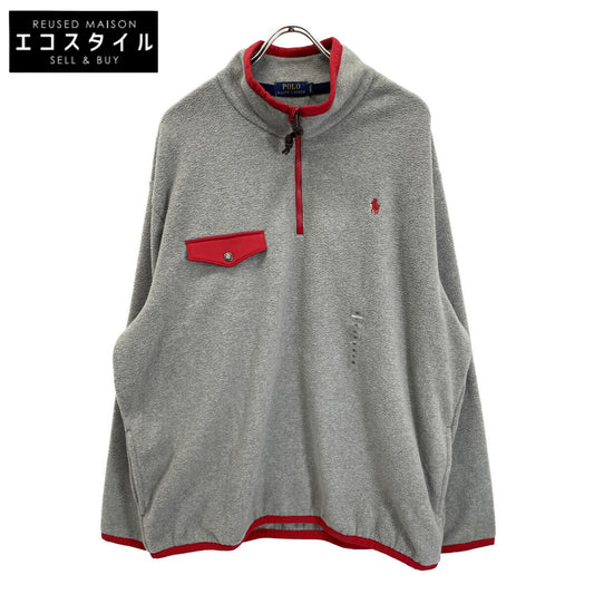 POLO RALPH LAUREN ポロ ラルフローレン グレー ハーフジップ フリース トップス