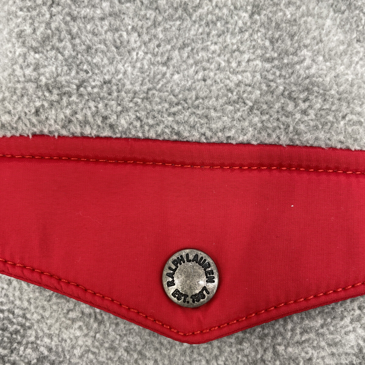 POLO RALPH LAUREN ポロ ラルフローレン グレー ハーフジップ フリース トップス