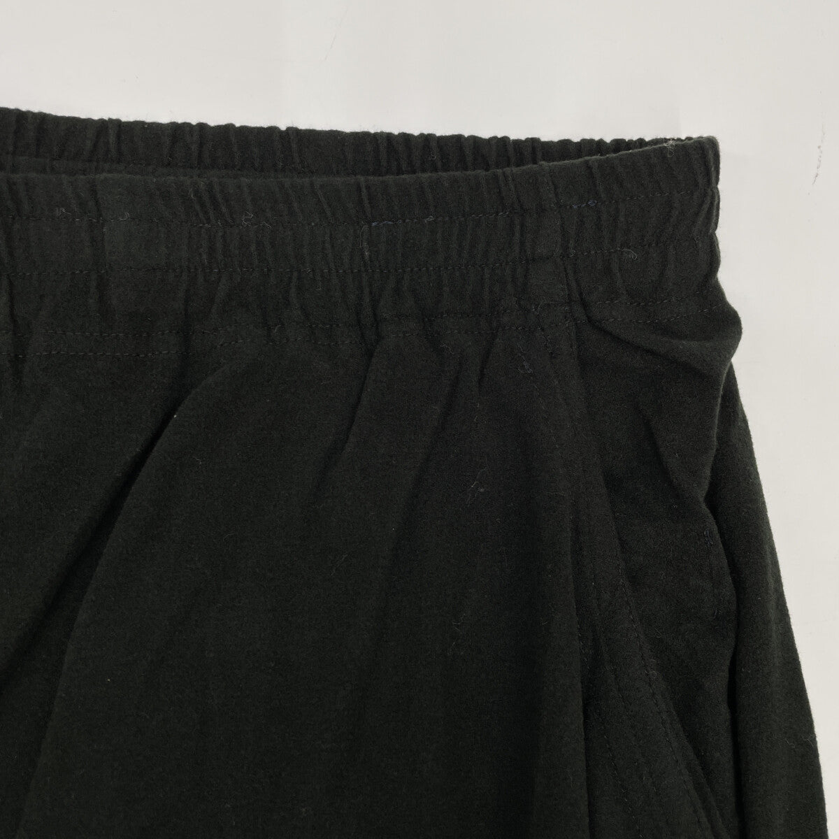BARNI VARNO Black Wool Blend BV Logo Pants Bottoms