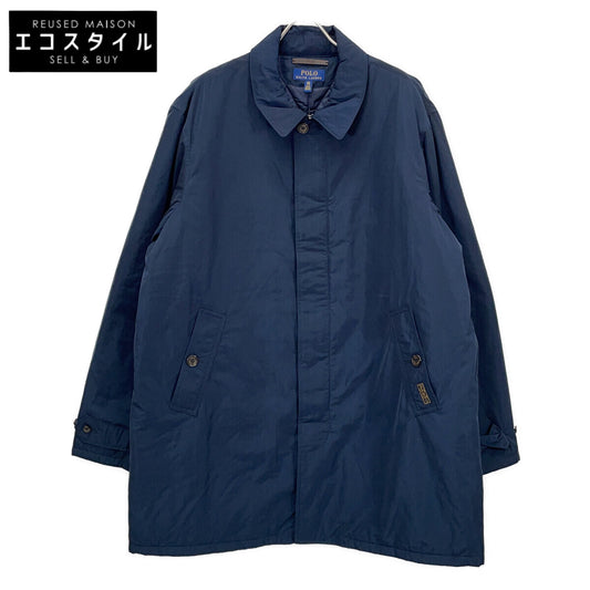 POLO RALPH LAUREN ポロ ラルフローレン ネイビー ナイロン ロング ポリカー トレンチジャケット ジャケット