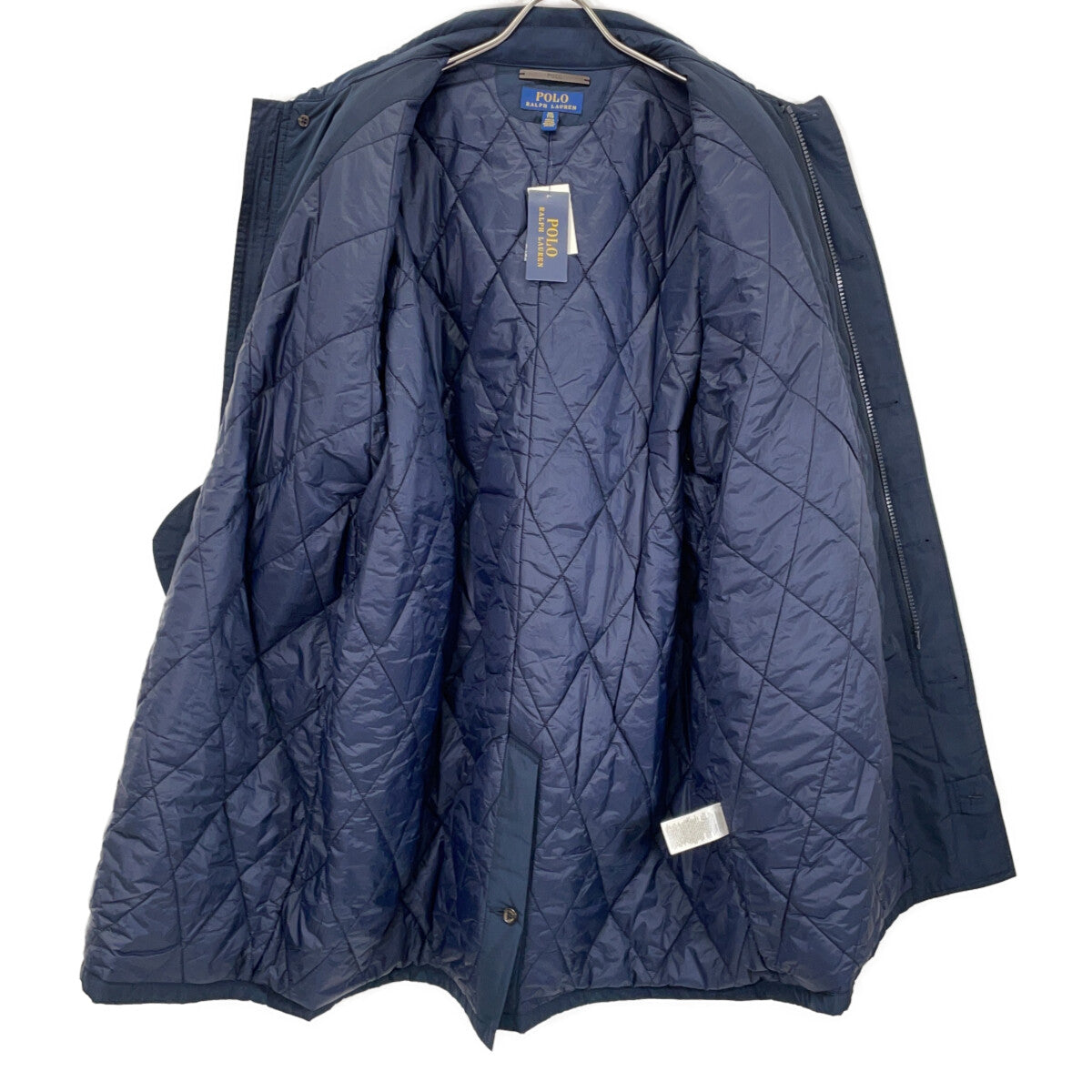 POLO RALPH LAUREN ポロ ラルフローレン ネイビー ナイロン ロング ポリカー トレンチジャケット ジャケット