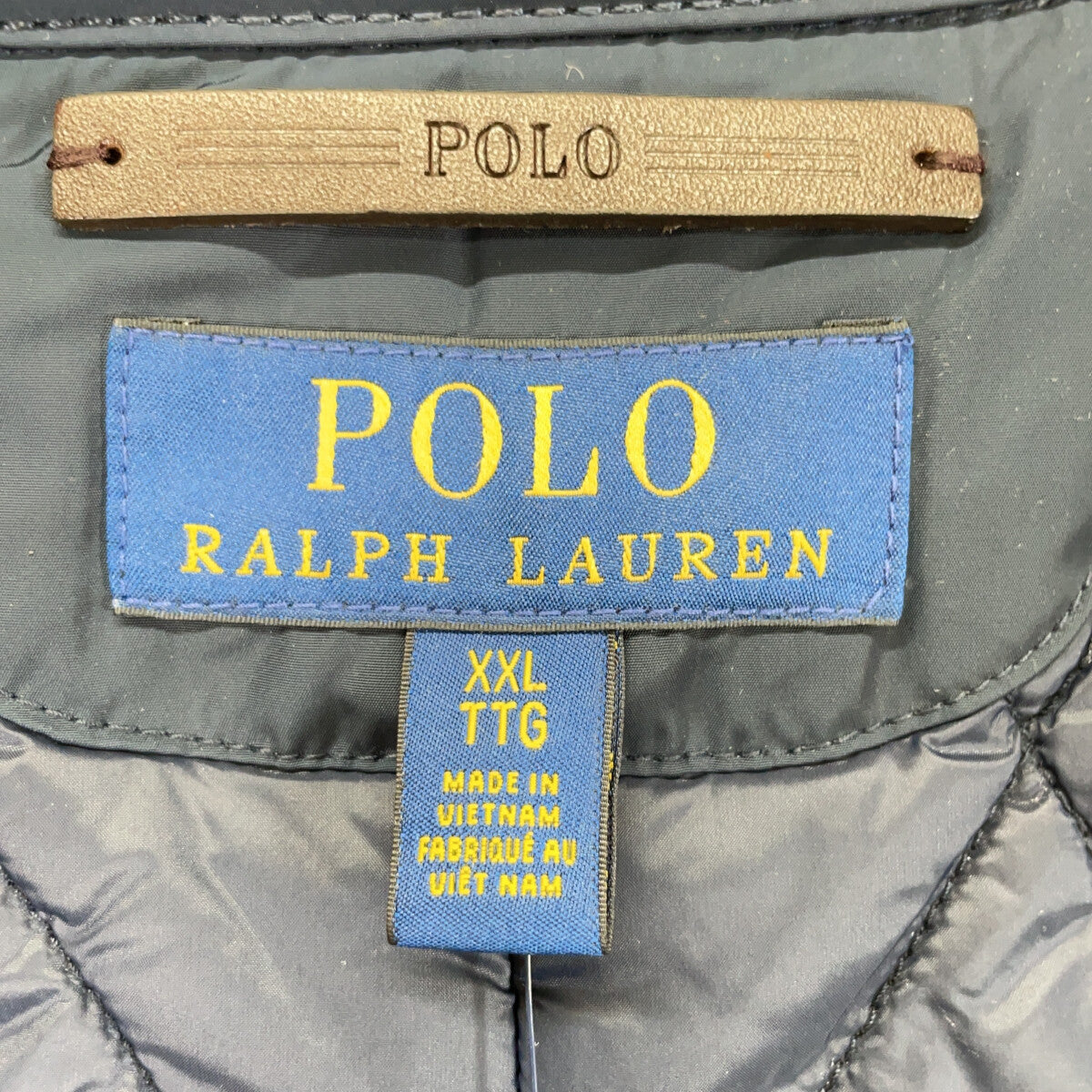 POLO RALPH LAUREN ポロ ラルフローレン ネイビー ナイロン ロング ポリカー トレンチジャケット ジャケット