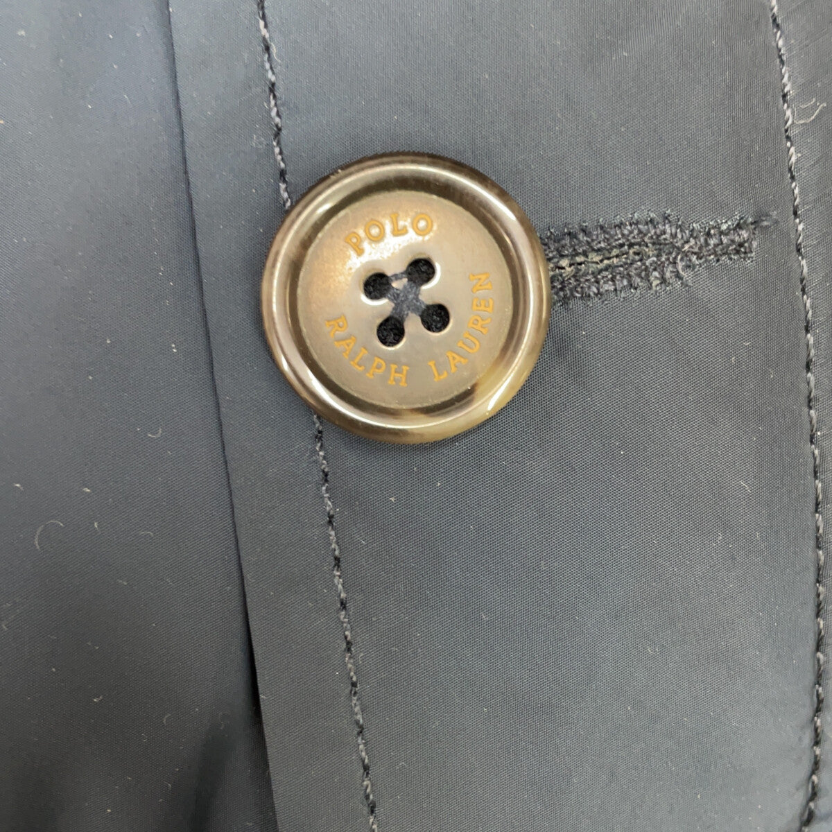 POLO RALPH LAUREN ポロ ラルフローレン ネイビー ナイロン ロング ポリカー トレンチジャケット ジャケット