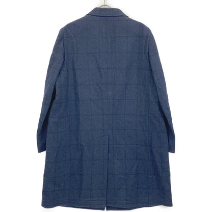 NAVY PS Paddock Wool Check Coat 44R Men's