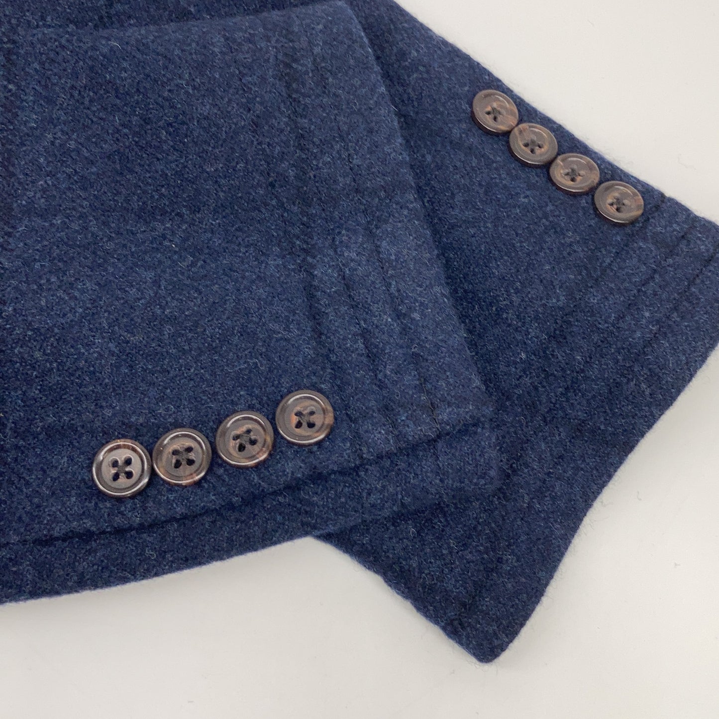 NAVY PS Paddock Wool Check Coat 44R Men's