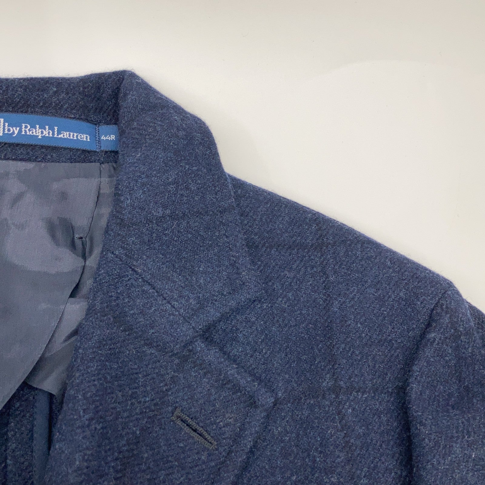NAVY PS Paddock Wool Check Coat 44R Men's
