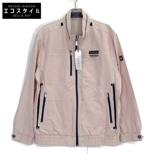 [BLUE] Pink Stand-Collar Zip-Up Jacket (Size 50, Men's)
