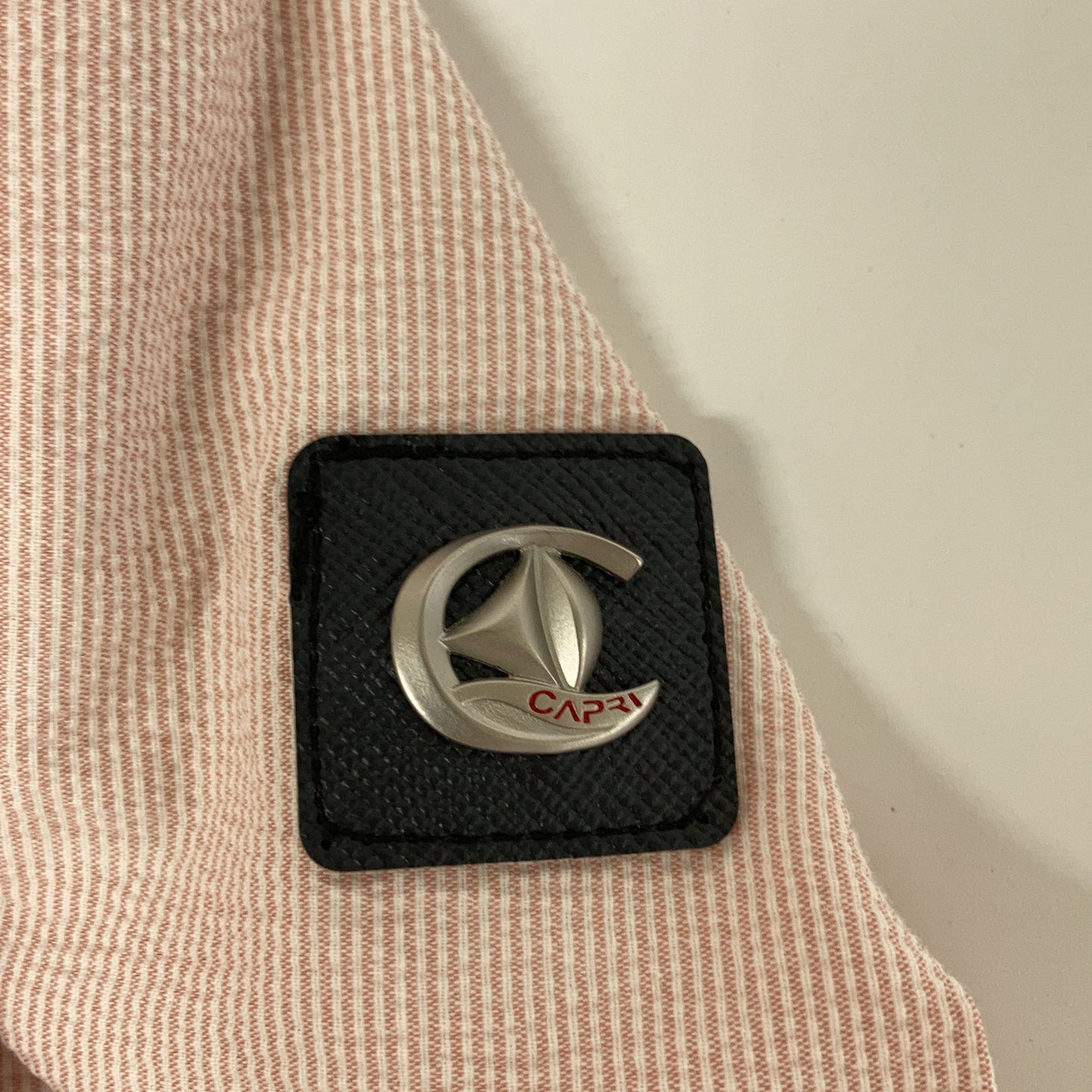 [BLUE] Pink Stand-Collar Zip-Up Jacket (Size 50, Men's)
