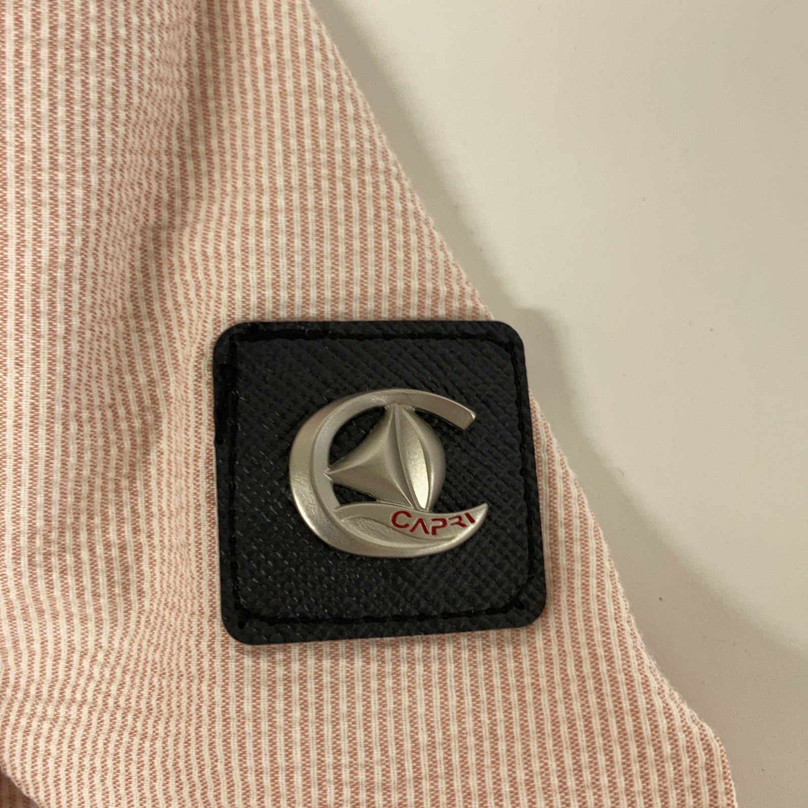 [BLUE] Pink Stand-Collar Zip-Up Jacket (Size 50, Men's)