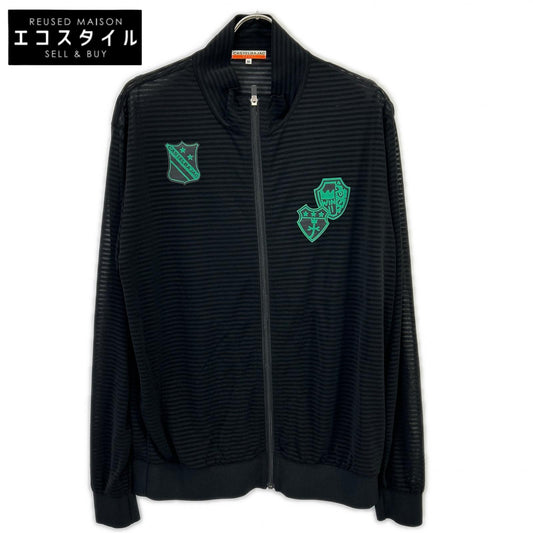 SPORT 23910-111 Black Zip-Up Blouson Top 50 Men's