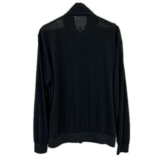 SPORT 23910-111 Black Zip-Up Blouson Top 50 Men's