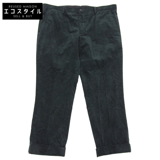 Excellent condition Cotton Corduroy Pants Bottoms Men's Green Bottoms - Men's