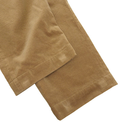 Like New Stretch Straight Fit Corduroy Pants Bottoms Men's Beige 40/32 Bottoms 40/32 Men's