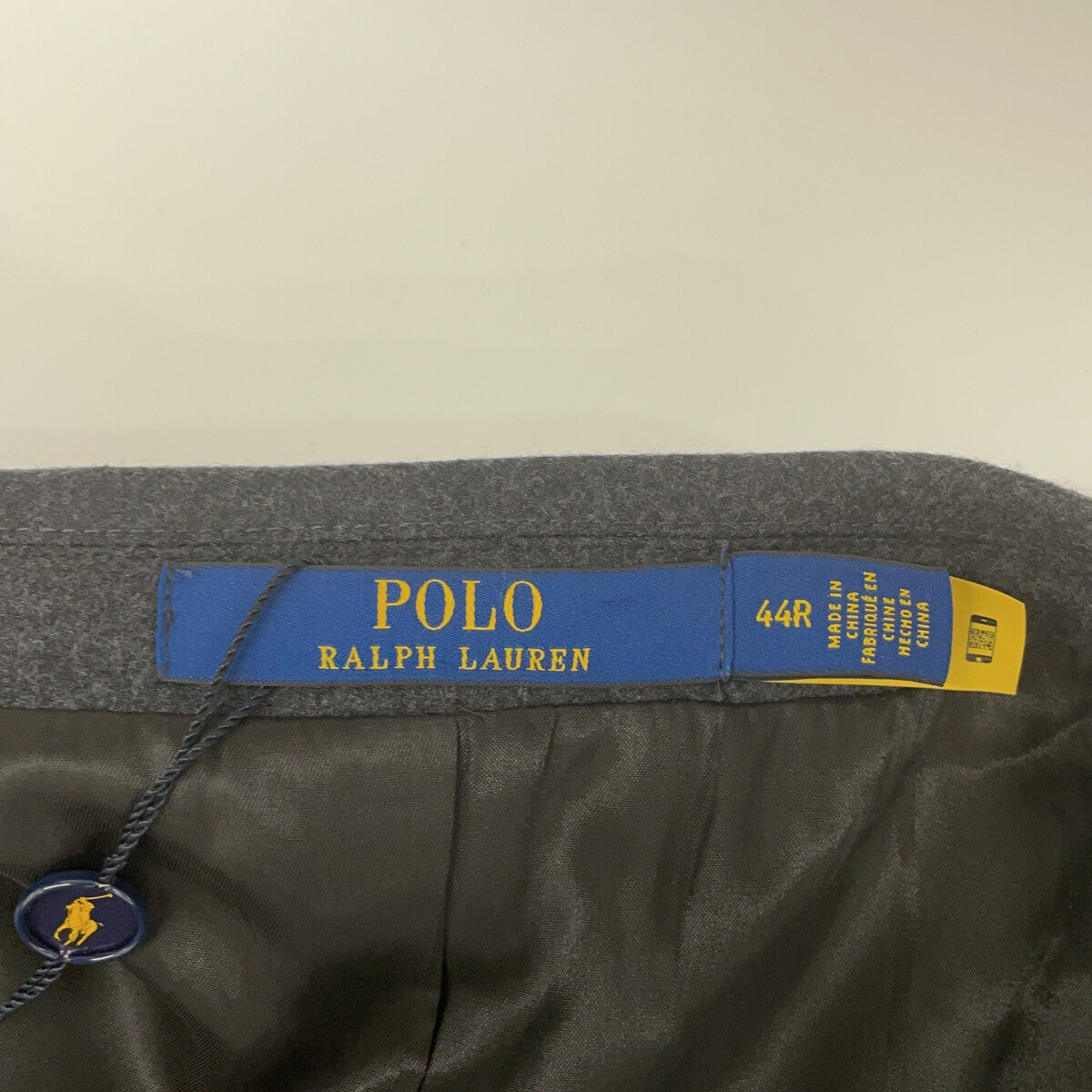 POLO RALPH LAUREN 马球拉尔夫劳伦 炭灰色现代羊毛混纺法兰绒夹克 夹克