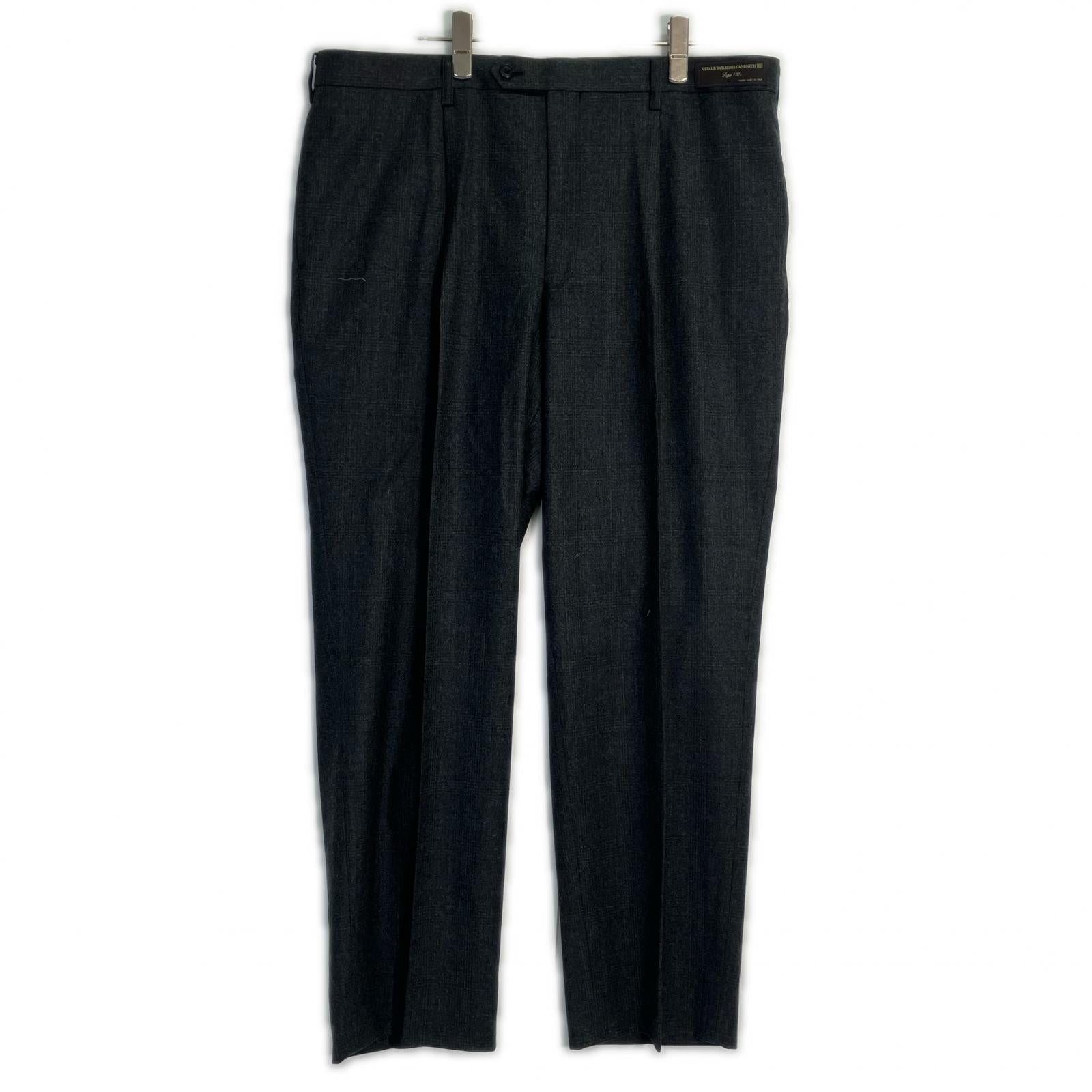 Vitale Barberis Canonico カノニコ グレー ウール パンツ ボトムス