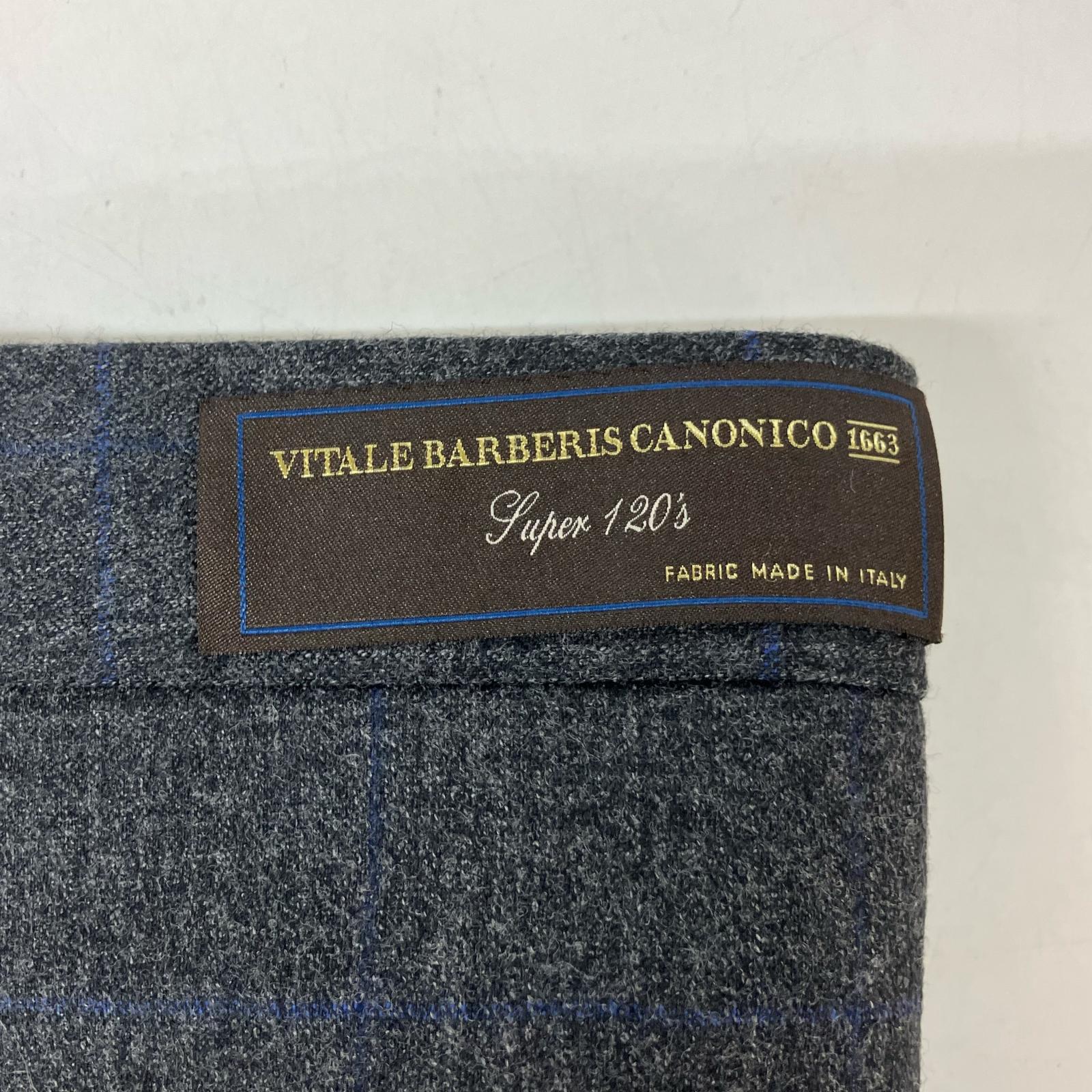 Vitale Barberis Canonico カノニコ ｸﾞﾚｰ ｳｰﾙ ﾊﾟﾝﾂ ボトムス 105
