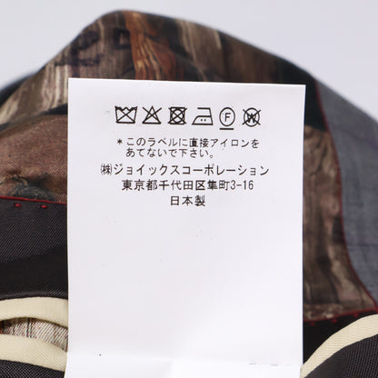 Paul Smith 保罗史密斯 【全新同款】格纹羊毛内衬全幅丝绸印花两扣单排三件套西服套装