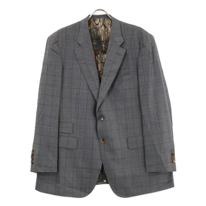 PaulSmith ポールスミス 【新品同様】チェック ウール 裏地総柄シルクプリント 2Bシングル 3P スーツ セットアップ