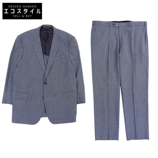 Brooks Brothers Reda Houndstooth 2-Piece Suit Set Up for Men Light Blue 45REG 39W Suit Suit Set Up - Like New