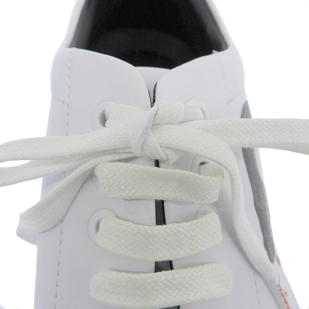 Excellent Condition Hand-drawn Logo & Snake Motif Leather Sneakers Shoes Men's White 42 50459338 Shoes 42 Men's