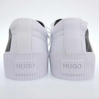Excellent Condition Hand-drawn Logo & Snake Motif Leather Sneakers Shoes Men's White 42 50459338 Shoes 42 Men's