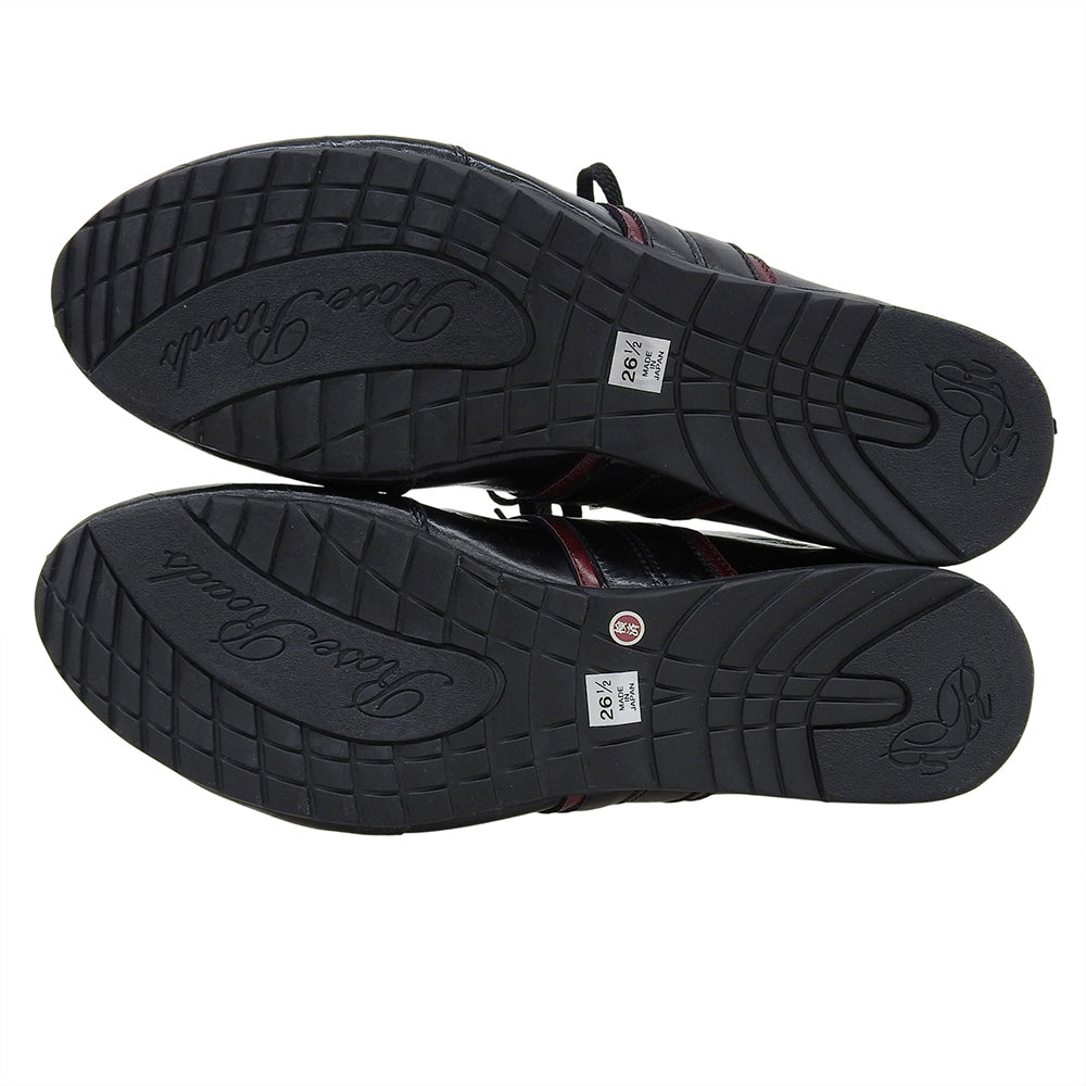 Like new, LINE eel leather, eel skin sneakers, shoes, men's, black, 26 1/2, shoes, 25.5, men's