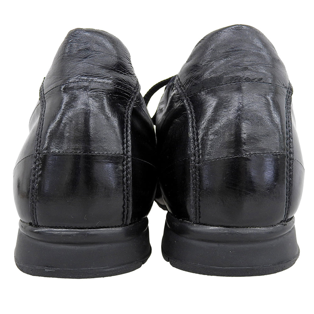 Like new, LINE eel leather, eel skin sneakers, shoes, men's, black, 26 1/2, shoes, 25.5, men's
