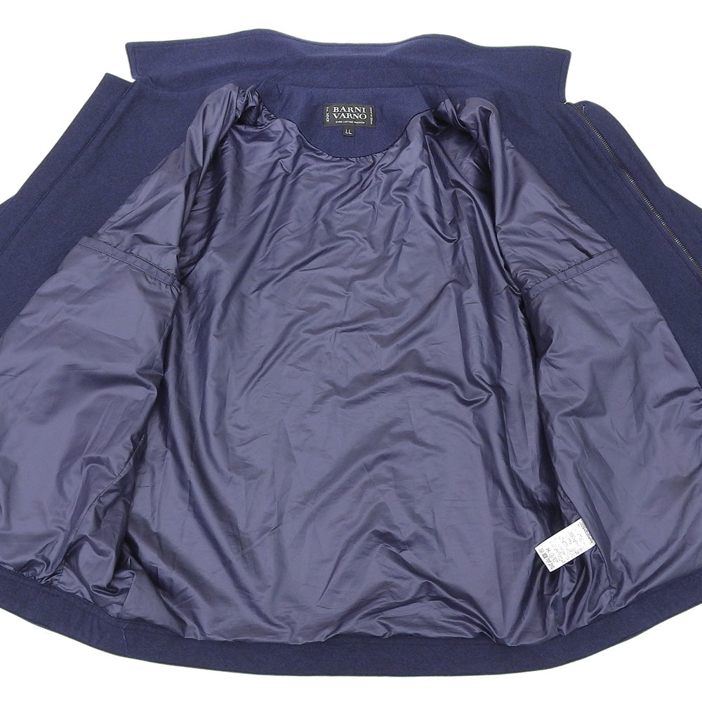 BARNI VARNO Excellent Condition Denim-Style Print Blouson Jacket Men's Navy LL 21AW BAW-KBS4164 Jacket