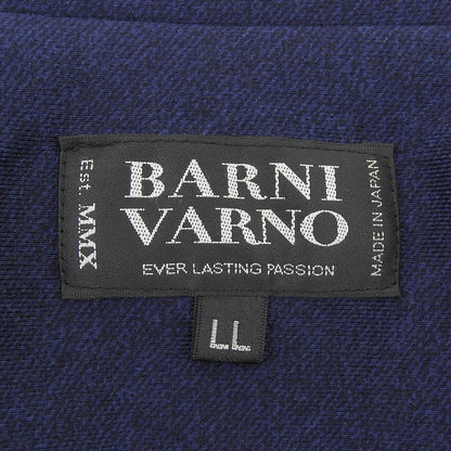 BARNI VARNO Excellent Condition Denim-Style Print Blouson Jacket Men's Navy LL 21AW BAW-KBS4164 Jacket