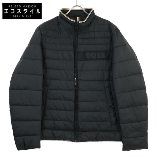 50464308 Black 3D Logo Tape Padded Blouson Jacket 44R Men's