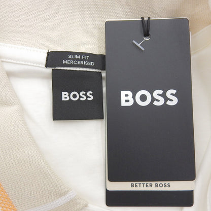 BOSS Men's Contrast Stripe Polo Shirt Top White XXL 50513366 Tops