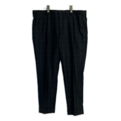 POLO RALPH LAUREN Gray Wool Glen Check Straight Pants Bottoms 34